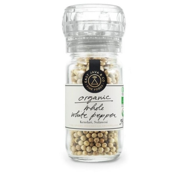 

EAST JAVA & CO ORGANIC WHOLE WHITE PEPPER MILL 54G