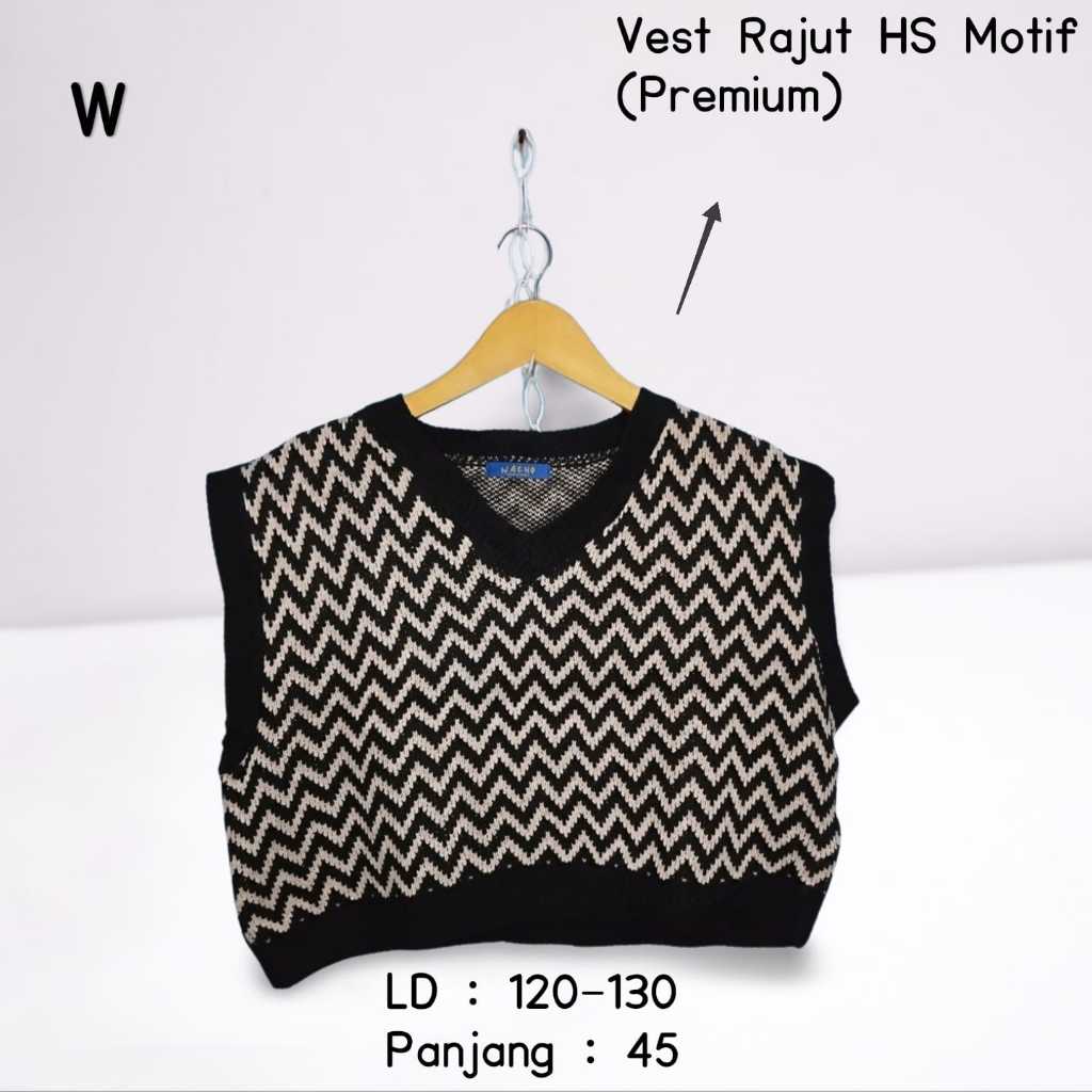 Vest Rajut Premium (Thrift) , Rompi Rajut, Cardigan rajut, Crop, Rajut kepang