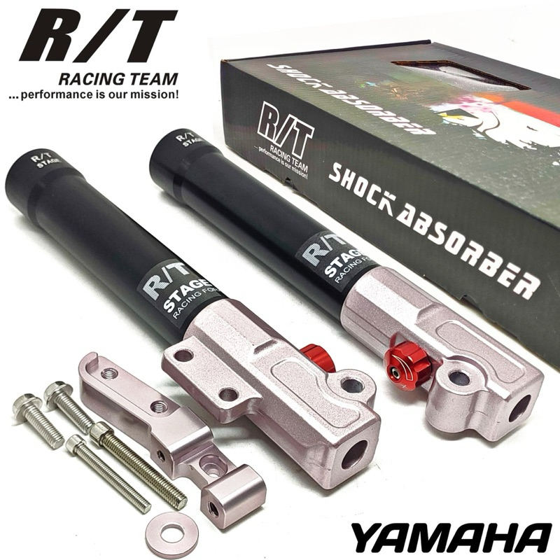 TABUNG SHOCK DEPAN PLUS BREKET TABUNG BOTTOM RT STAGE UNIVERSAL BEAT VARIO MIO J FINO MIO SMILE M3 D