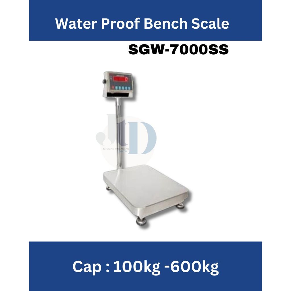Timbangan Duduk GSC SGW-7000SS 100kg 150kg 300kg 600kg Juragan Timbangan Digital WaterproofTahan air