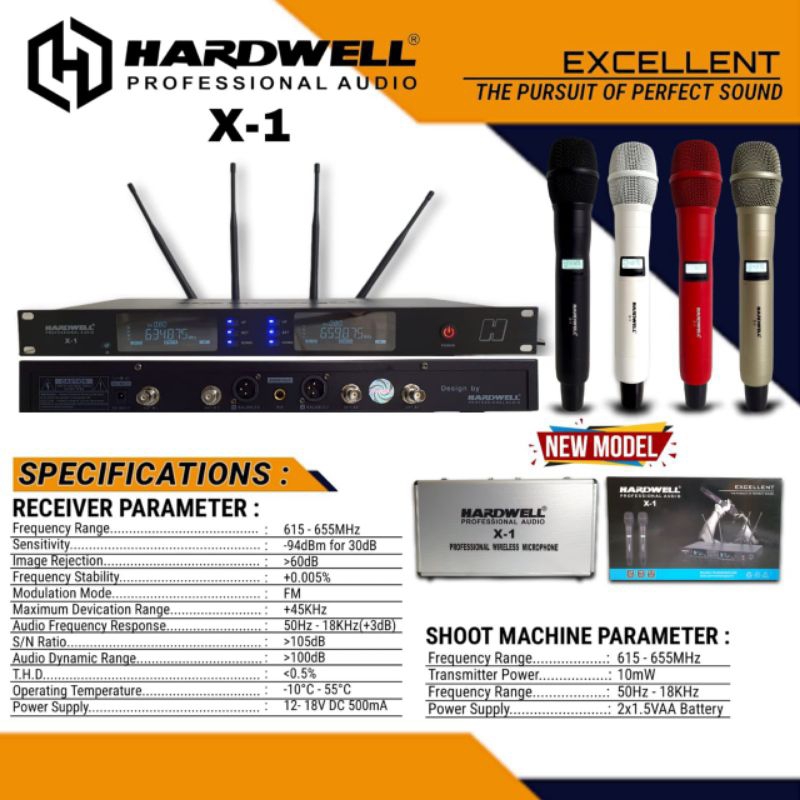 mic wireless HARDWELL X1