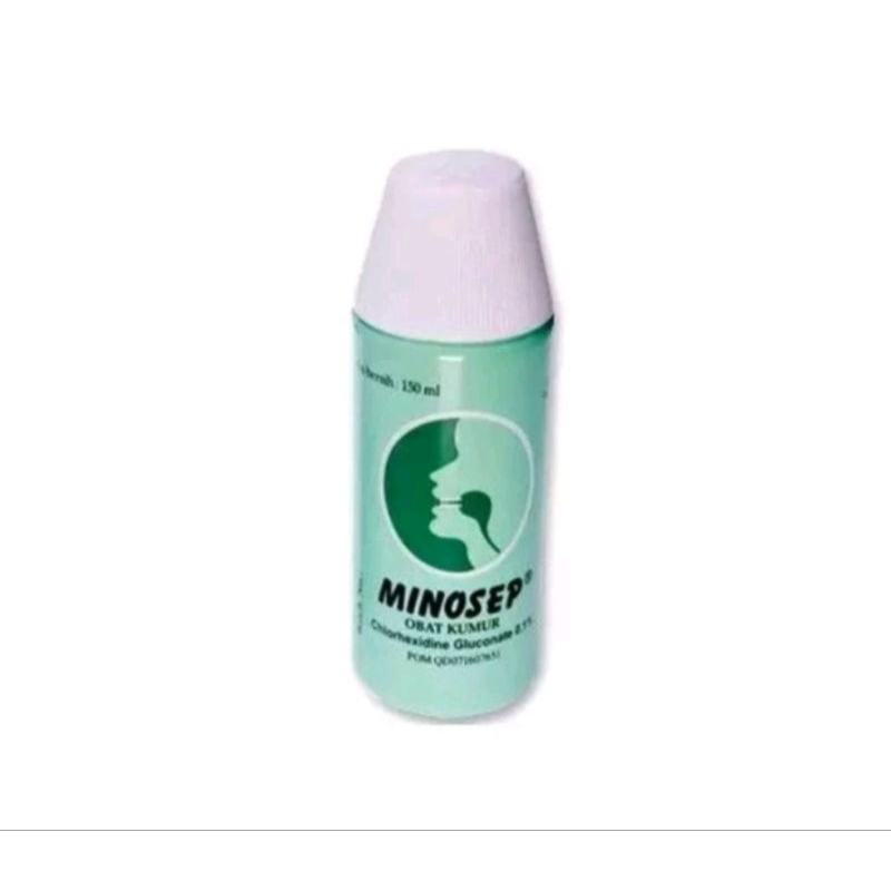 Minosep Hijau Obat Kumur 0,1% / Obat Kumur untuk sariawan 150ml