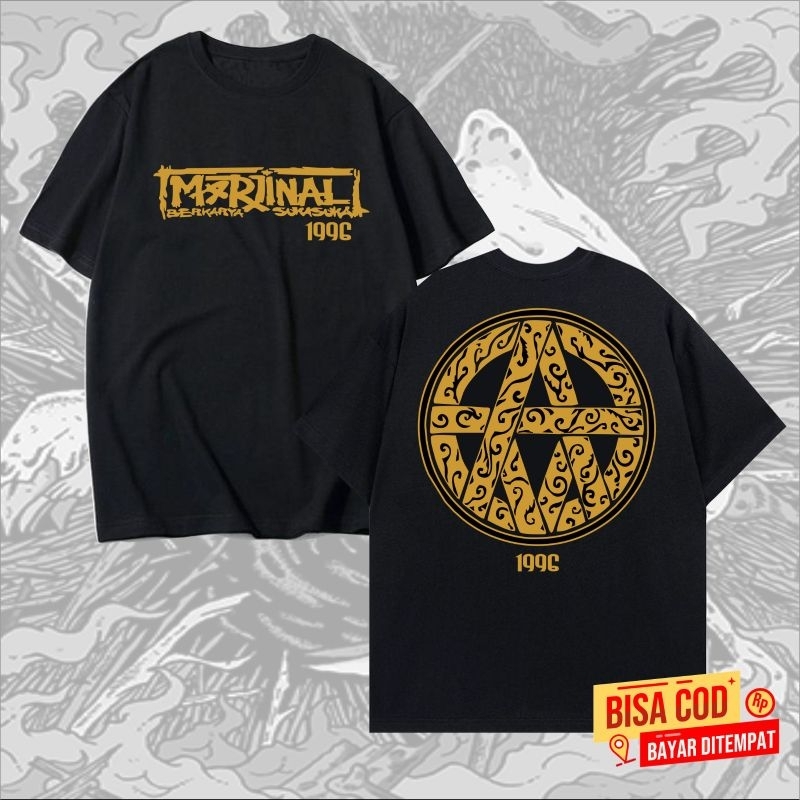 kaos pendek band MARJINAL TATO BUKAN KRIMINAL terbaru distro original - kaos pendek punk BAND MARJIN