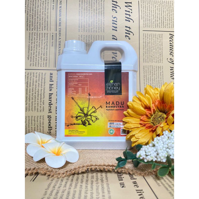 

Madu Rambutan 1 kg Eliman 100% Madu Murni