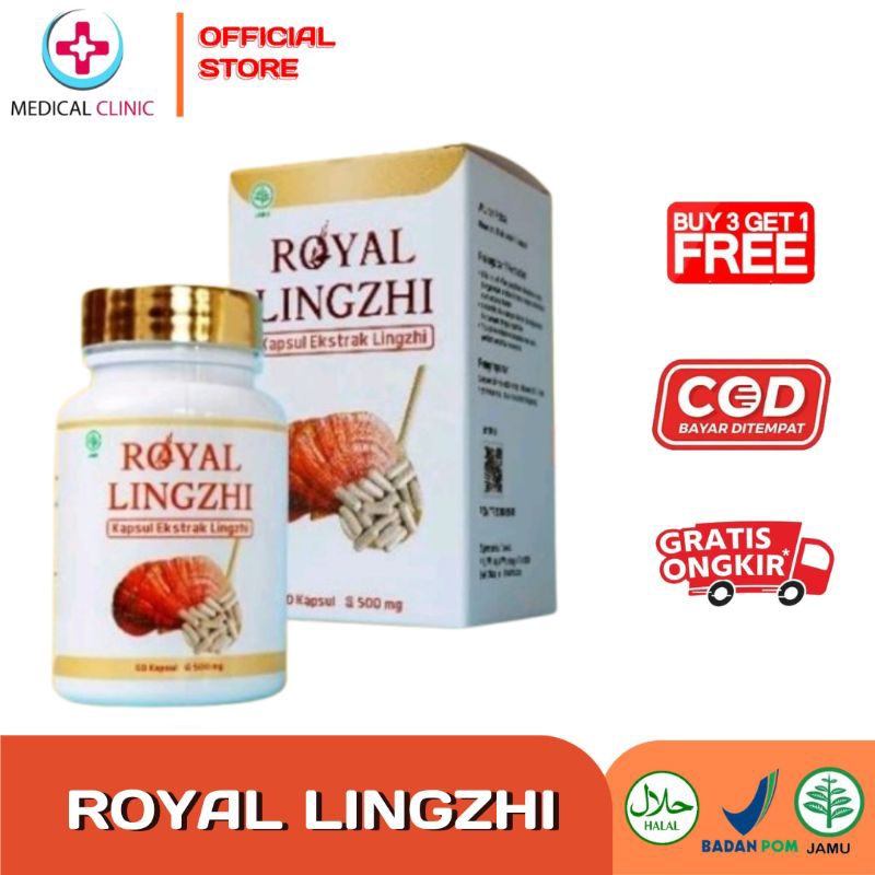 ROYAL LINGZHI Ampuh Atasi Stroke Berat Ringan Asam Urat Tumor Diabetes Hipertensi Darah Tinggi Jantu