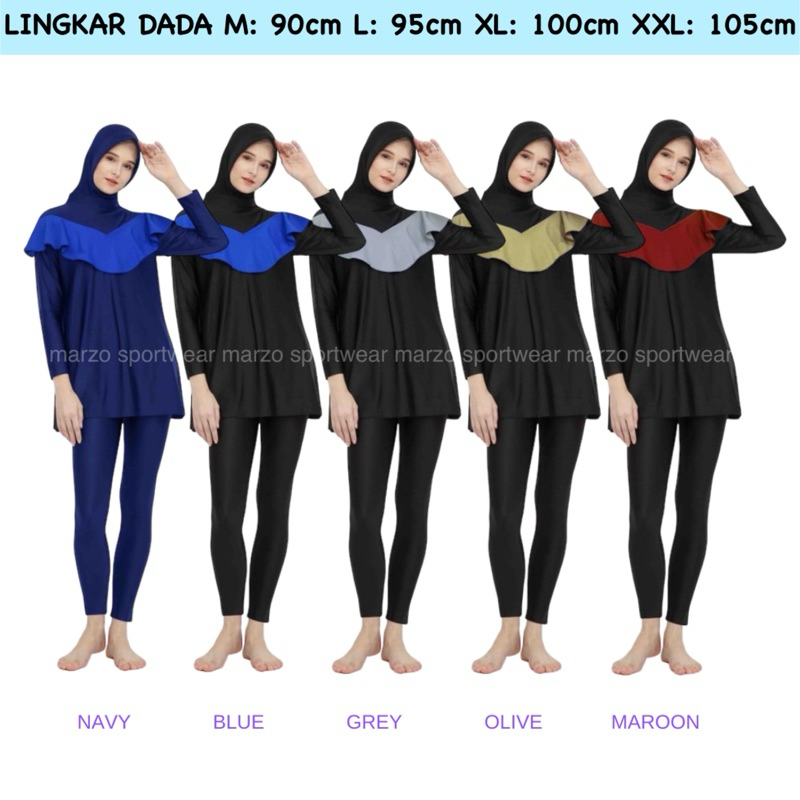 [JUMBO PREMIUM] BAJU RENANG MUSLIMAH JUMBO BAJU RENANG MUSLIM WANIT REMAJA DEWASA BAJU RENANG MUSLIM