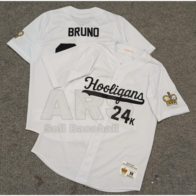 Baju jersey baseball Bruno mars / custom jersey baseball / jersey baseball Hooligans