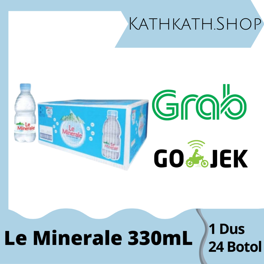 

Le Minerale Botol 330ml Dus isi 24 botol