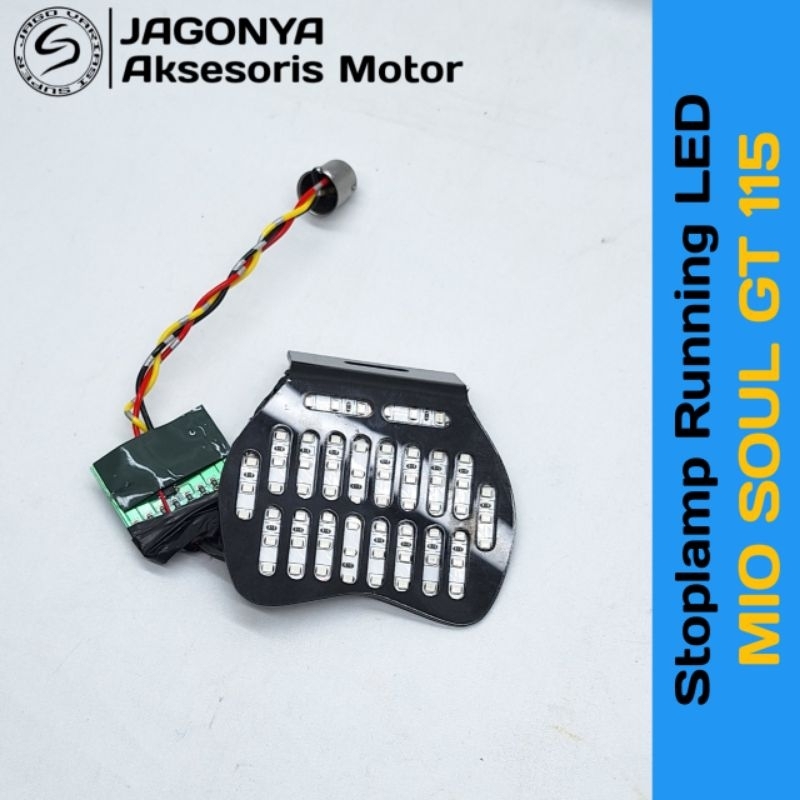 Stoplamp Lampu Rem Belakang Running Led Mio Soul GT 115 8 Mode