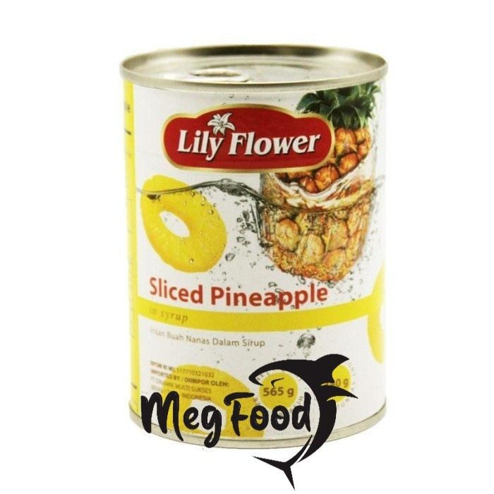 

Lily Flower Sliced Pineapple in Syrup / Buah Nanas Kaleng - 565 Gram
