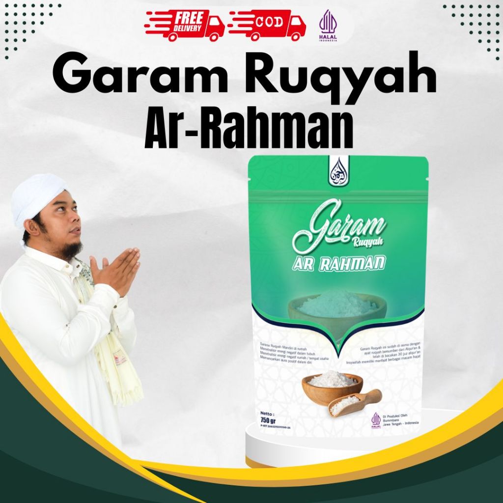 

ASLI 100% Garam Ruqyah Ar Rahman Wasilah Pelancar Rezeki,Usaha,karir,toko atau Tempat Usaha