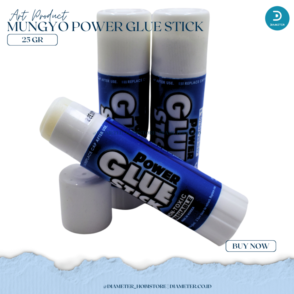 

Mungyo power glue stick 25gr-blue label