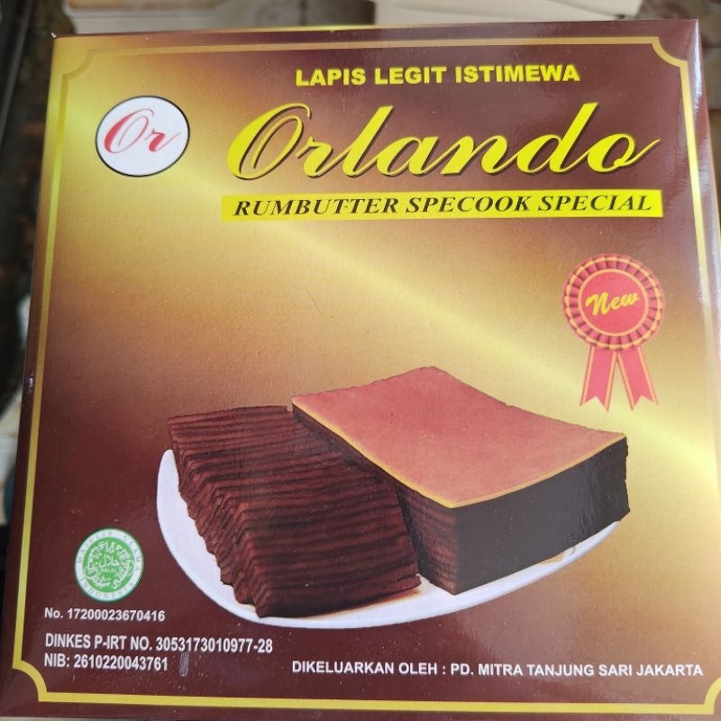 

lapis Orlando coklat