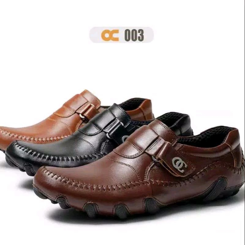 OdonCibaduyut - Sepatu Kulit Pria Slip On OC 003 *Best Seller*