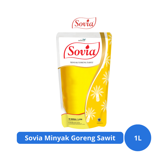 

Sovia Minyak Goreng Sawit Pouch 1L