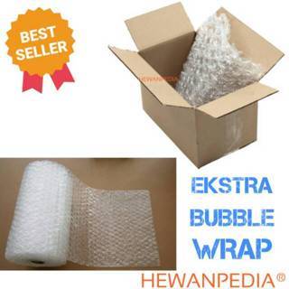 

EKSTRA BUBBLE WRAP EXTRA - Tambah Ketebalan Packing Bubble Wrap