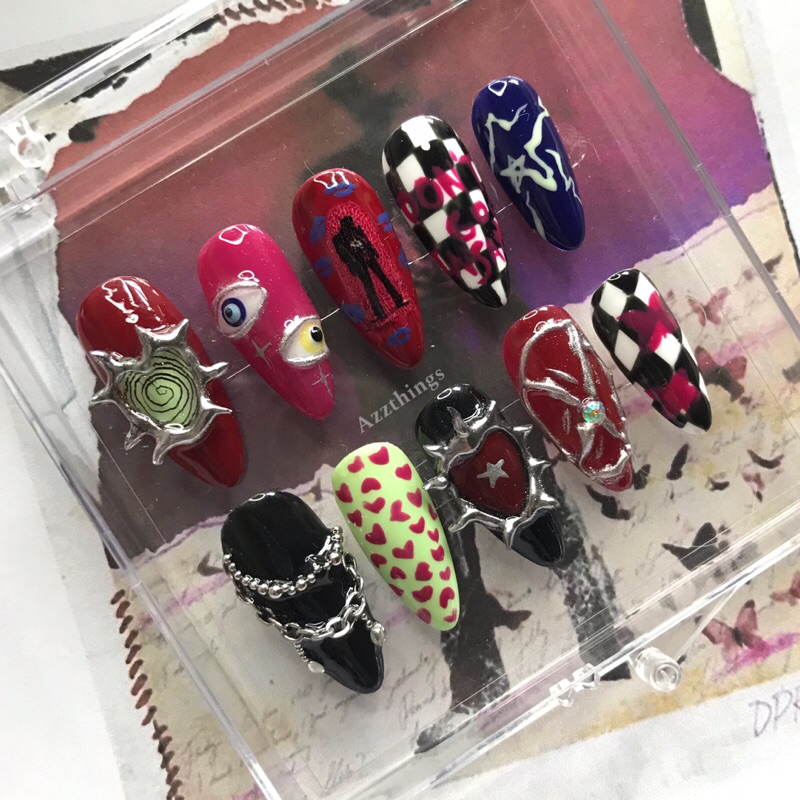 DPR IAN Don’t Go Insane Press On Nails premium Fake Nails