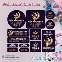 

Stiker Nama Anak Diary Jurnal Buku Tulis Botol Minum Baju SLNXT