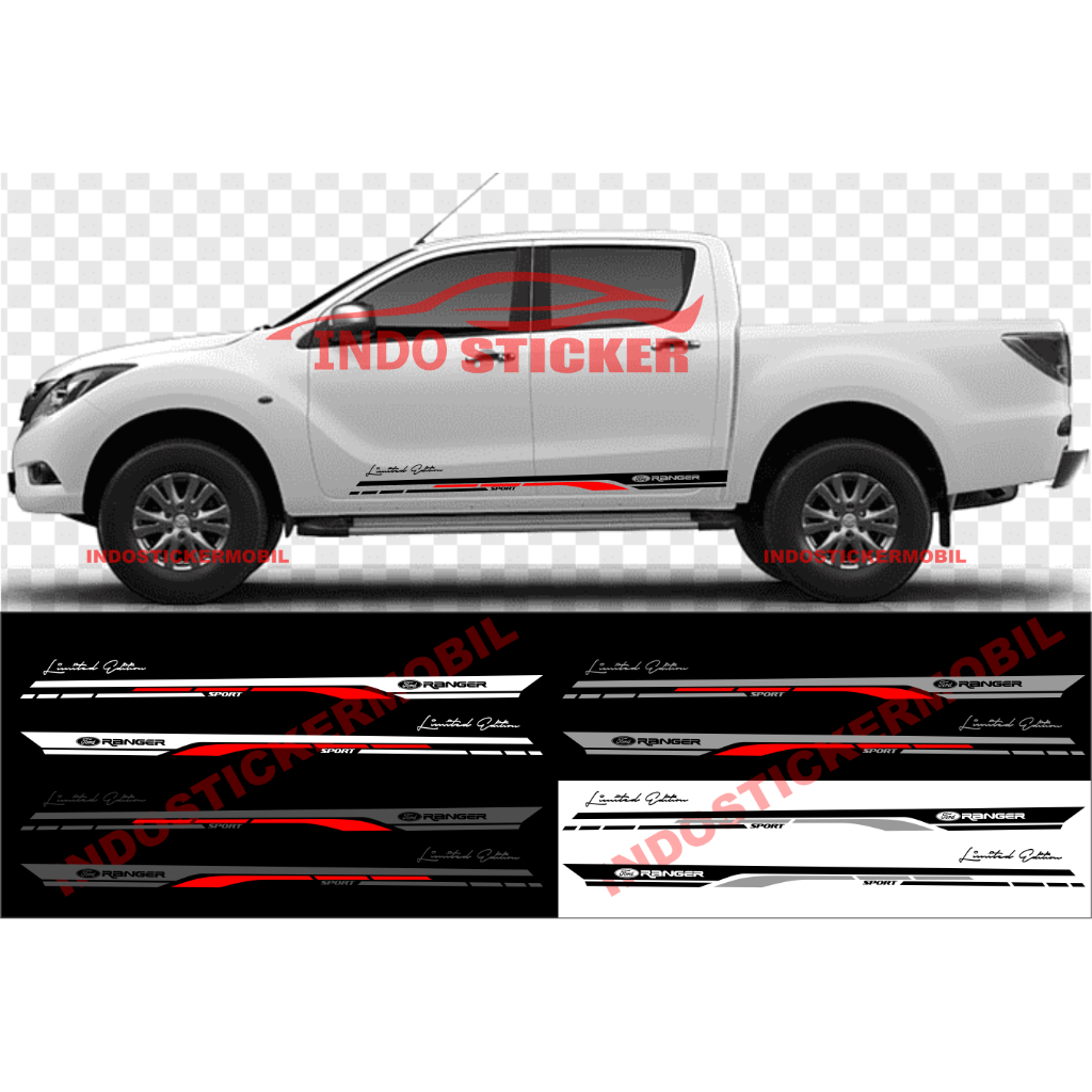 sticker mobil ford ranger cutting stiker list mobil ranger