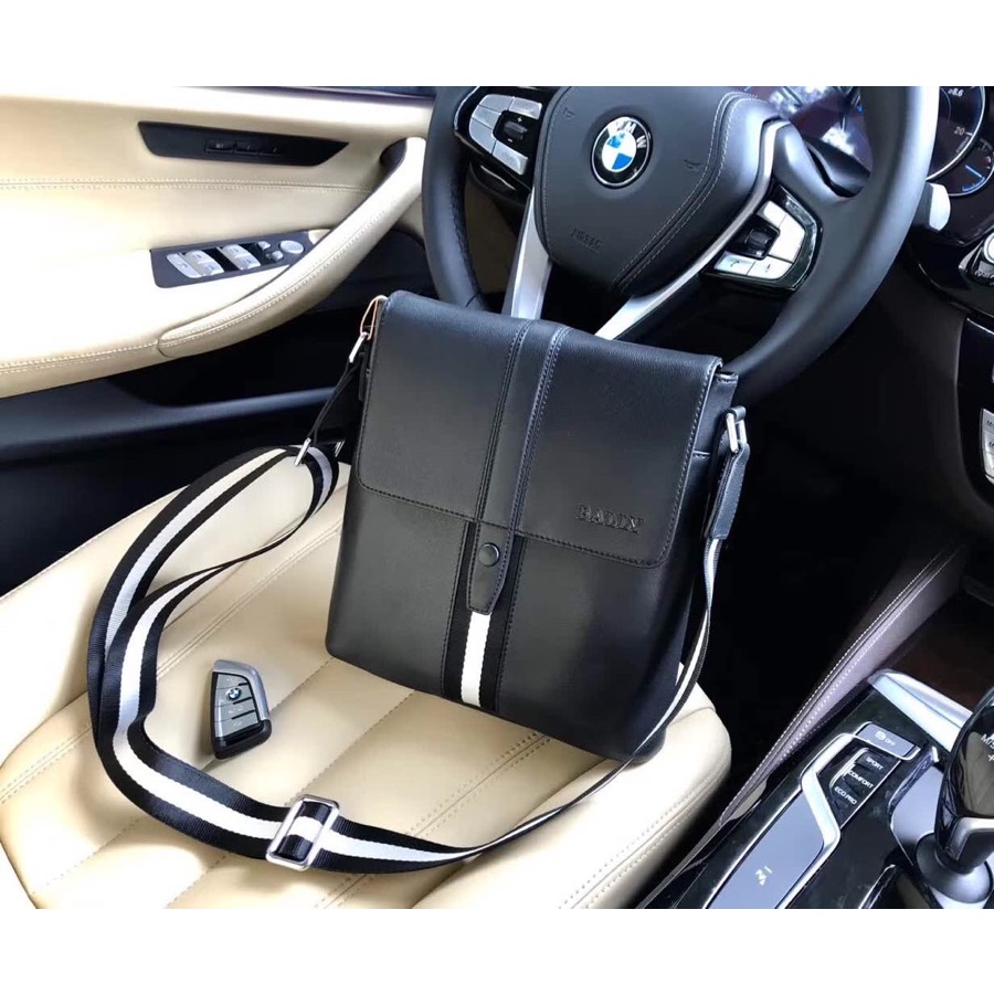 BAL*Y Tas Bahu Kasual Pria Baru Tas Selempang Fashion Model: 33098-2