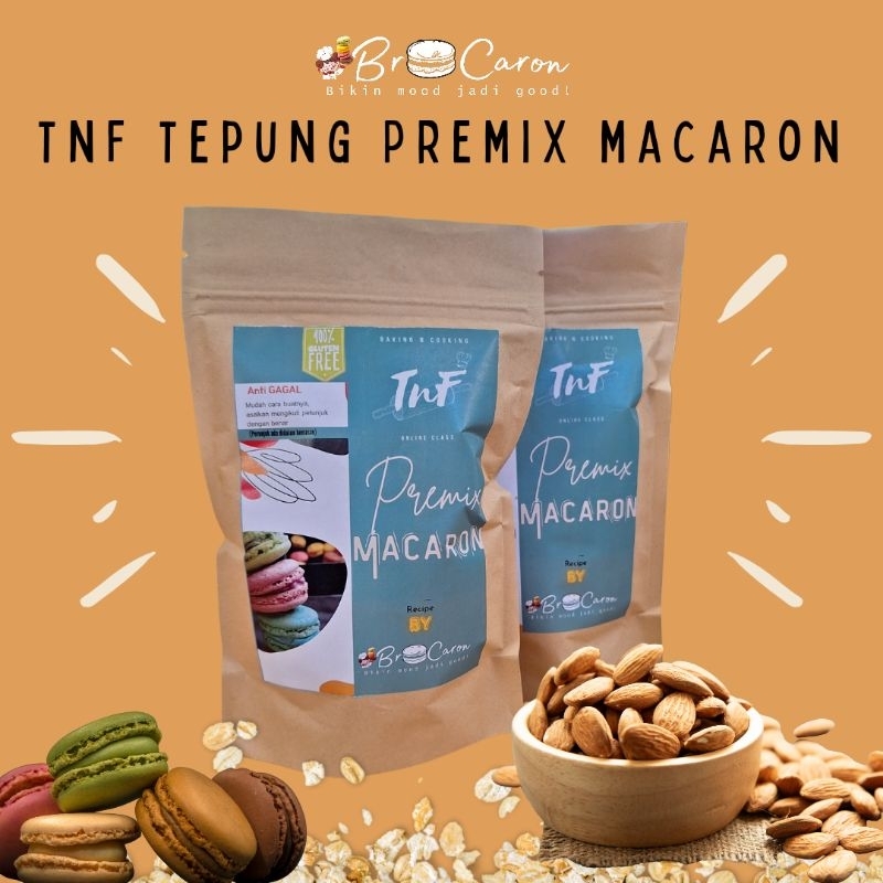 

Premix Tepung Macaron anti gagal, free gluten