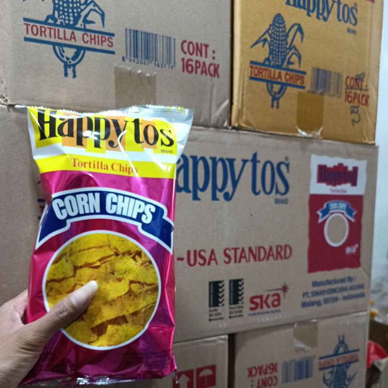 

HAPPYTOS tortilla chips 140gr x 16 pcs kartonan