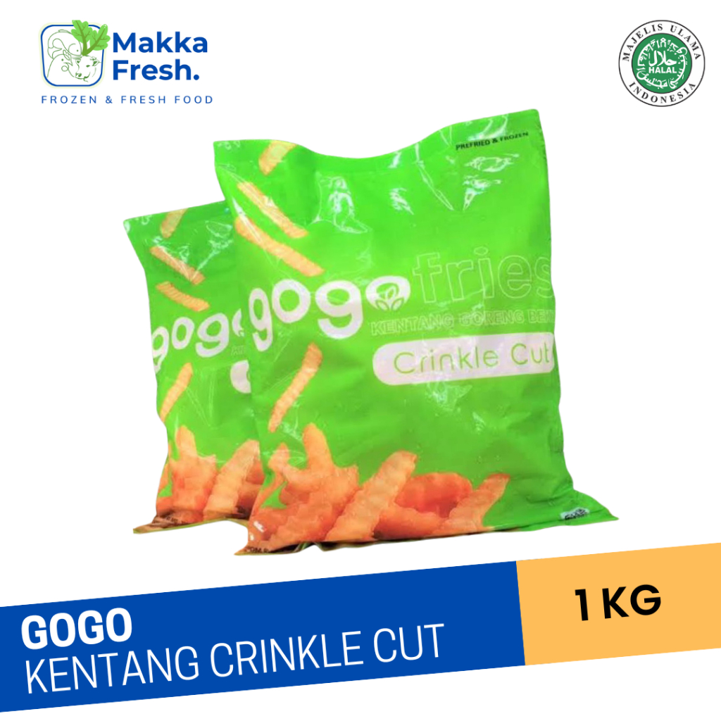 

gogo kentang crinkle cut 1 kg