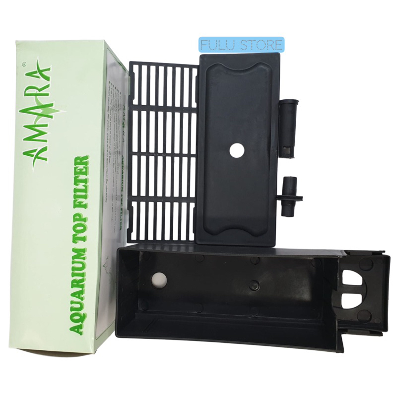 AMARA BOX KOSONG - M - Kotak Top Filter Akuarium Sedang Size Medium
