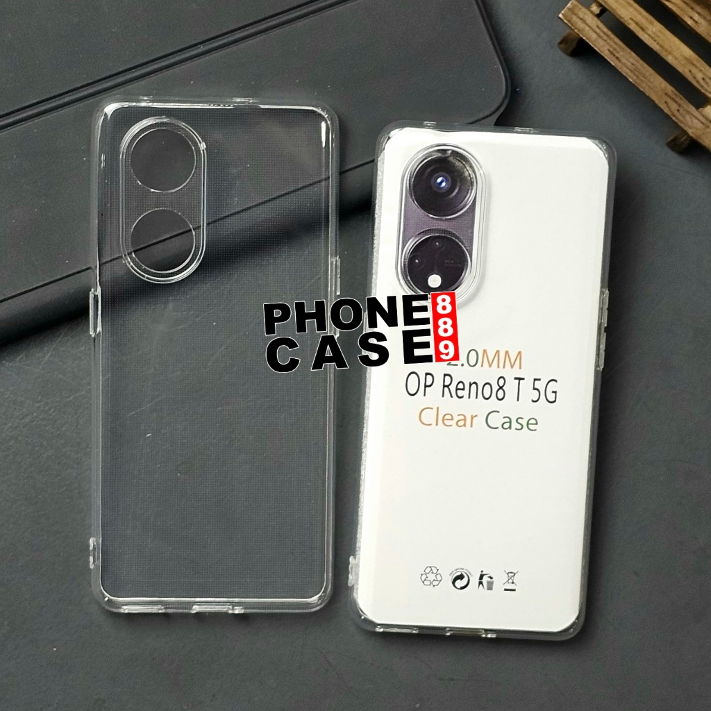 OPPO RENO 8T 5G CLEAR CASE BENING 2.0MM CASE BENING TRANSPARAN OPPO RENO 8T 5G
