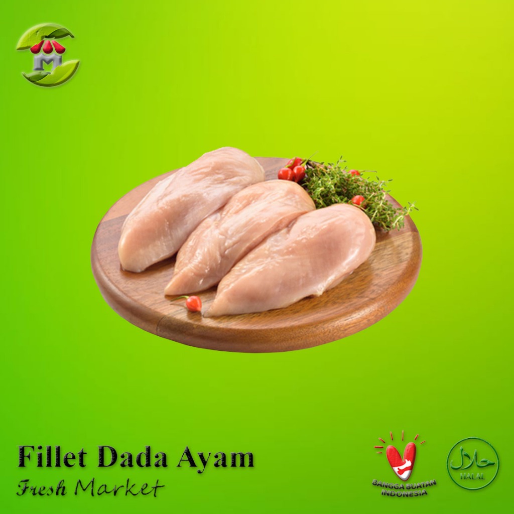 

Ay00! [JAKPUS] Boneless Fillet Dada Ayam Tanpa Kulit Pack 970gr - 1kg