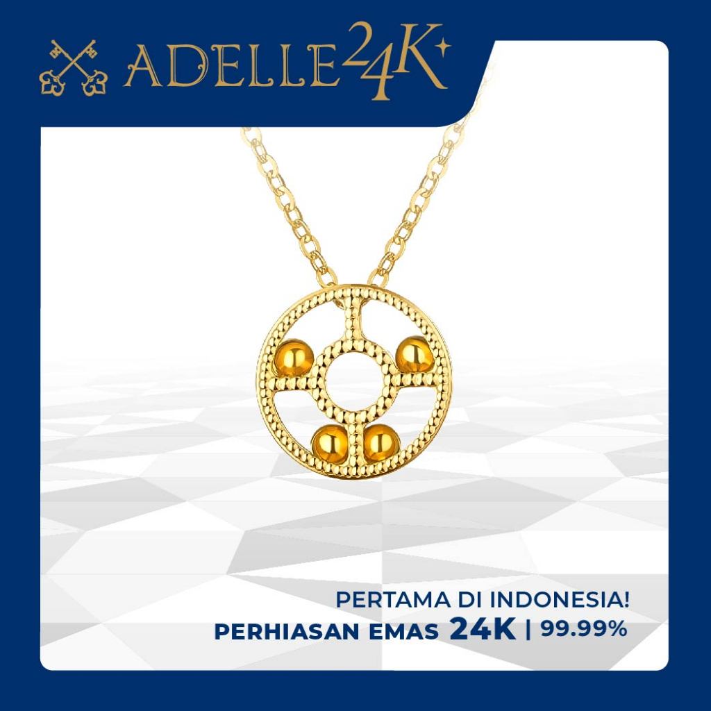 Adelle Jewellery - My Golden Poetry Necklace - Kalung Emas