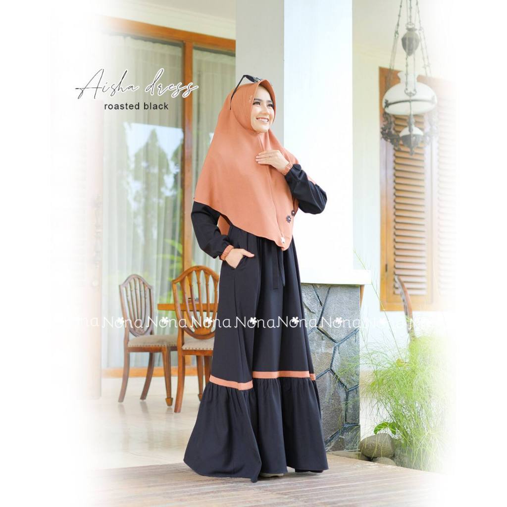 AISHA DRESS/AISHA DRESS BY NONA BOUTIQUE/DRESS SET/DRESS BEST SELLER