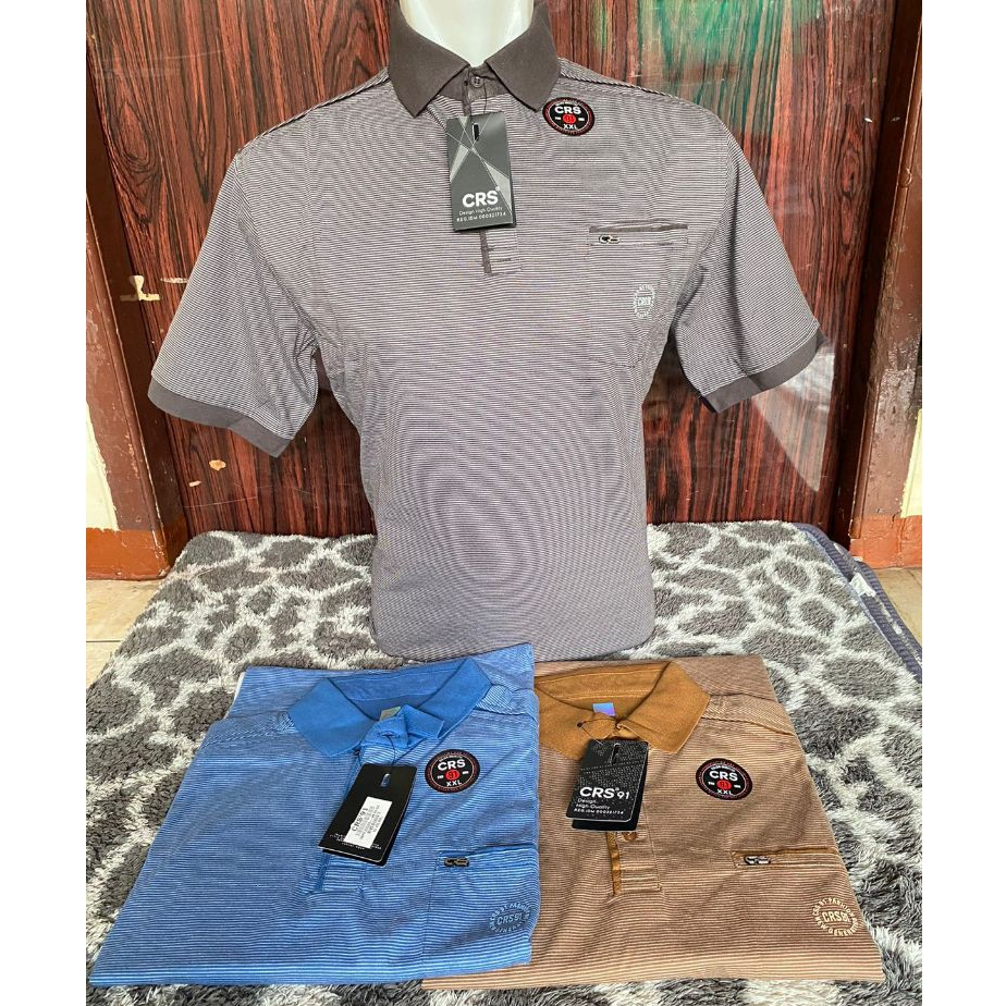 [COD] KAOS KERAH PRIA CRS 91 || KAOS PRIA DISTRO || KAOS PRIA TERBARU LENGAN PENDEK || KAOS CRS ORI