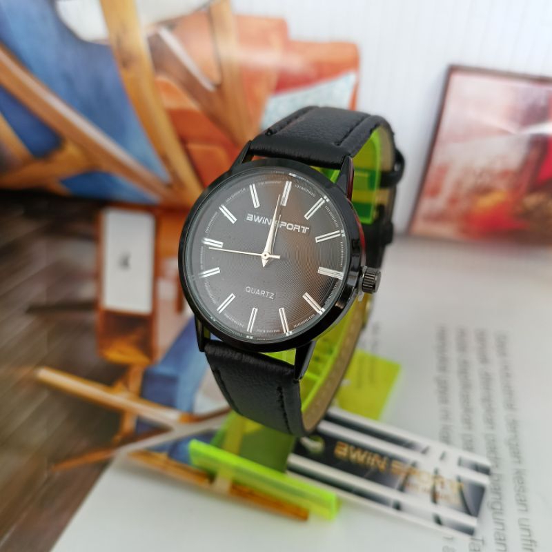 Jam Tangan Awin Sport Cewek Strap Kalep Analog