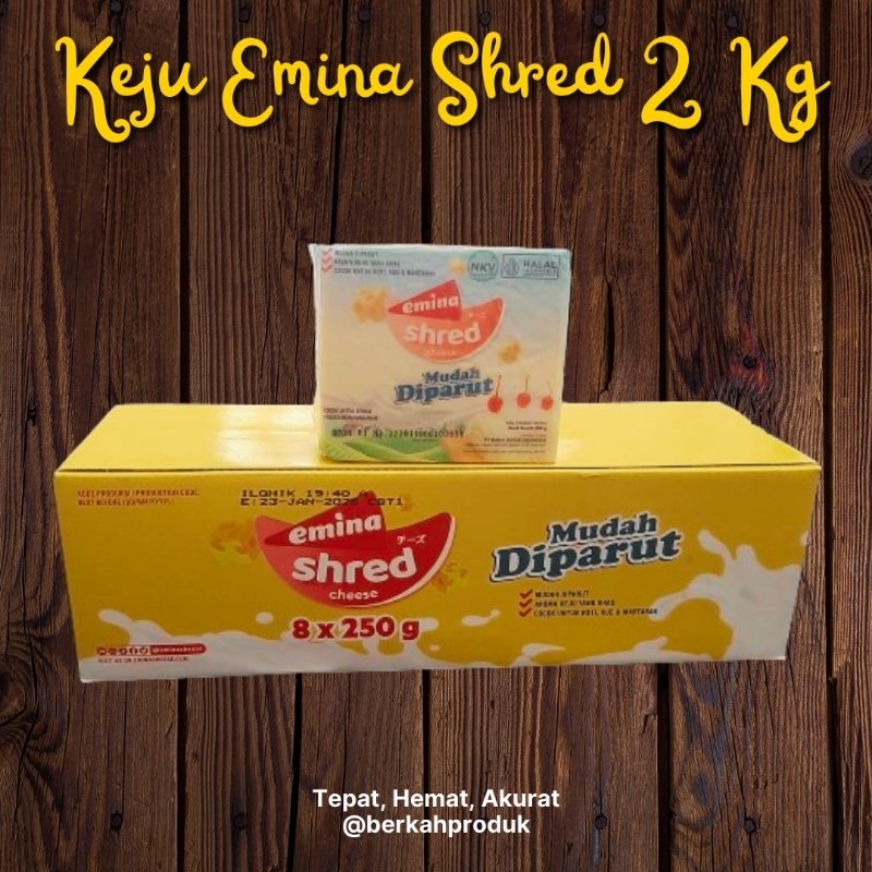 

PROMO !!! 1 Box Keju Emina 250 Gram Isi 8 Pcs