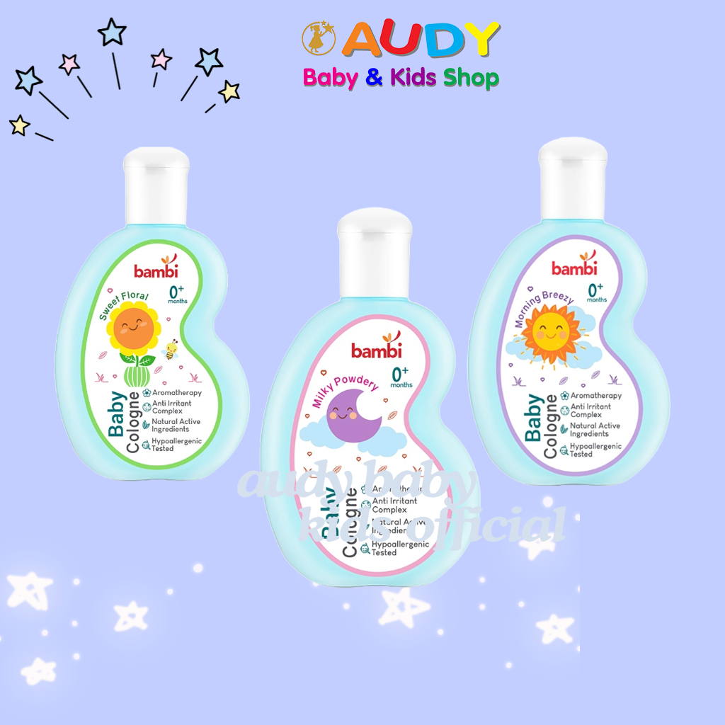 AUDY BABY - BAMBI COLOGNE | PARFUME BAYI | PARFUME BAYI KULIT NORMAL & SENSITIF
