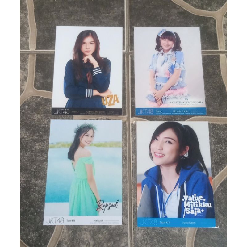 [ OFFICIAL ] Photopack Photo Foto PP Aya Nurhayati Gaby Michelle Naomi JKT48 Rapsodi UZA Bokudake no