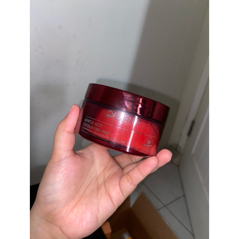 PRELOVED Daviena Skincare Official Gentle Acid Exfoliating Pad | Exfoliating Pad | Kapas Eksoliasi |
