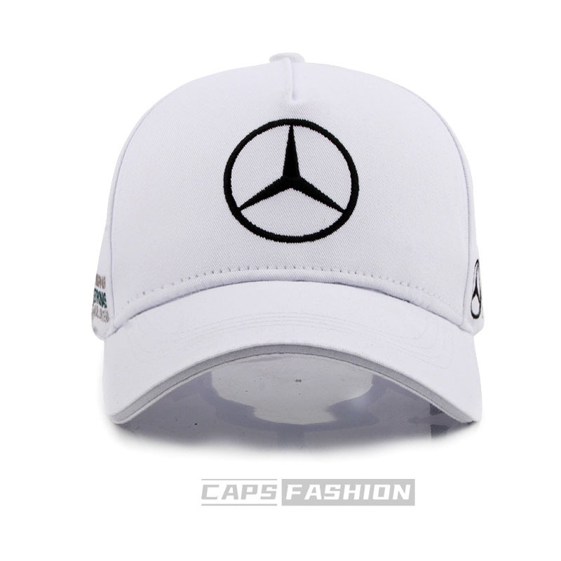 Topi Baseball Original Logo Mercedes-Benz Topi Mobil Topi Snapback Pria Topi Outdoor Topi Golf