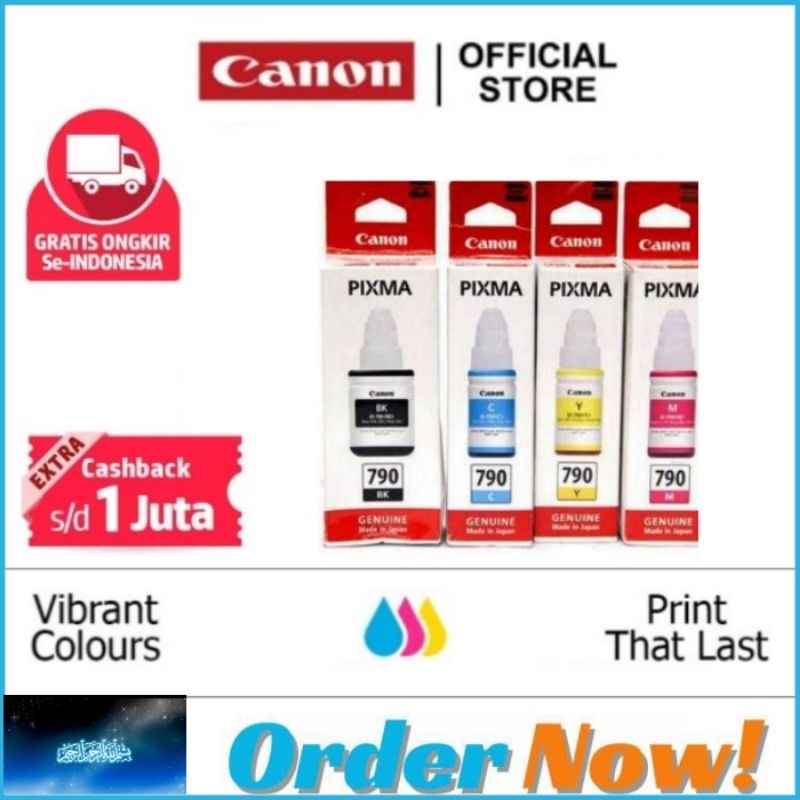 Tinta canon 790 original BK,M,C,Y G1010 G2010 G1000 G2000