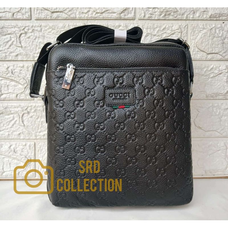 tas selepang kulit asli super premium / tas selempang super pria