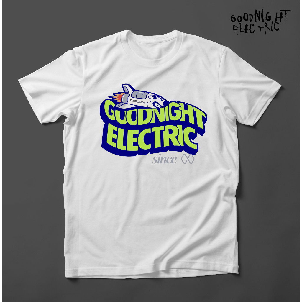 Tshirt Goodnight Electric | Kaos Band Goodnight electric | Kaos Goodnight Electric Bahan Cotton Comb
