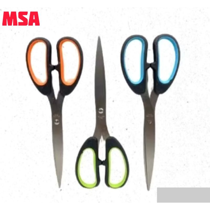 

Gunting 8 inci gagang karet warna | Gunting jumbo gagang warna renceng