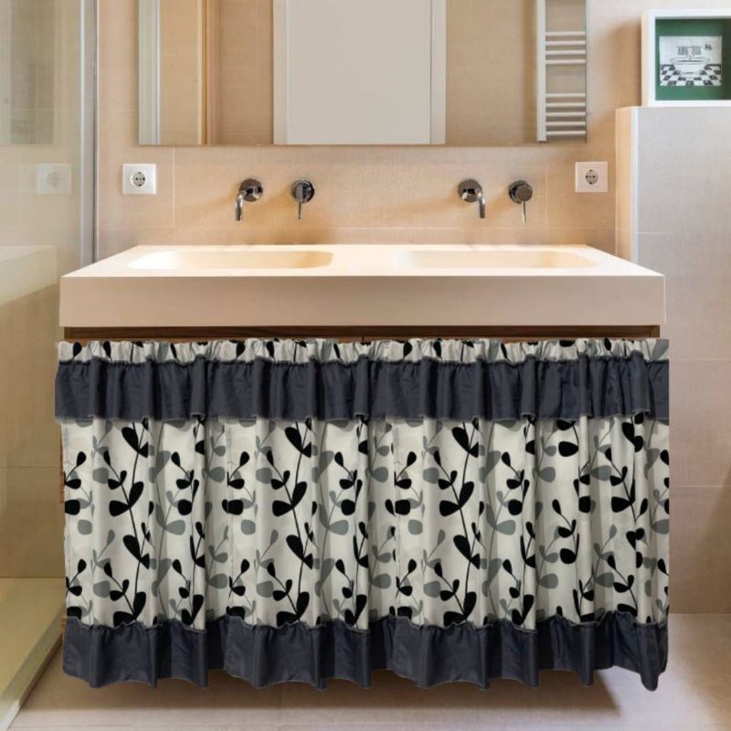 Gorden Kolong Dapur Poni Bisa Custom Size Tinggi Gorden kolong dapur renda