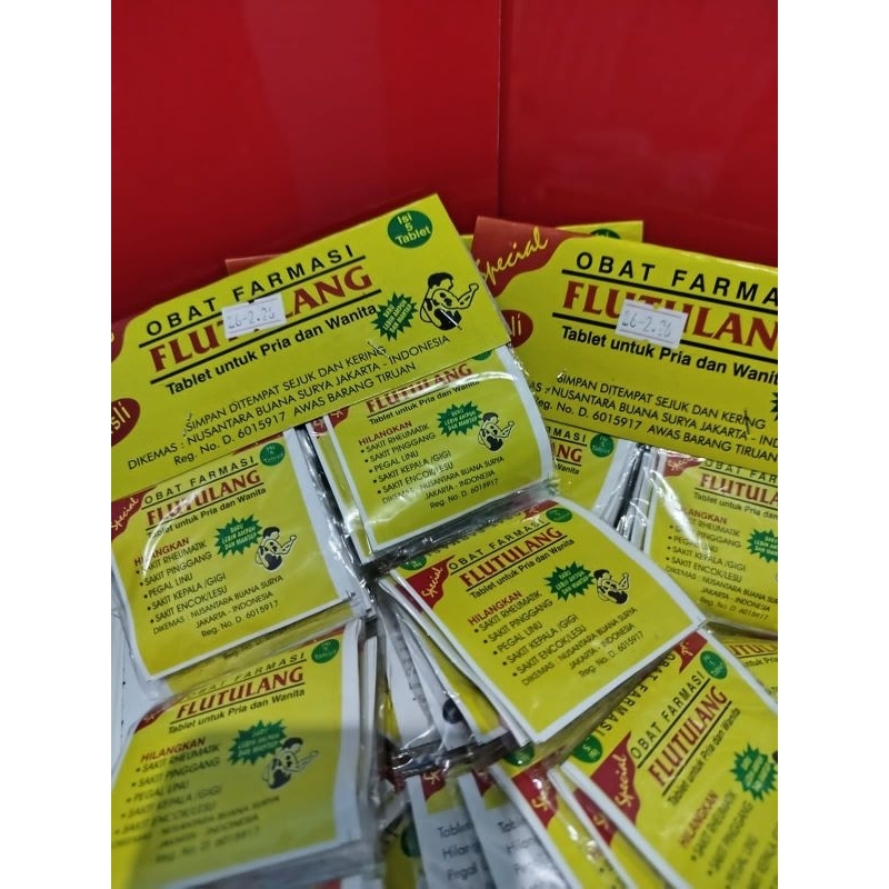 Flu Tulang tablet isi 50 sachet