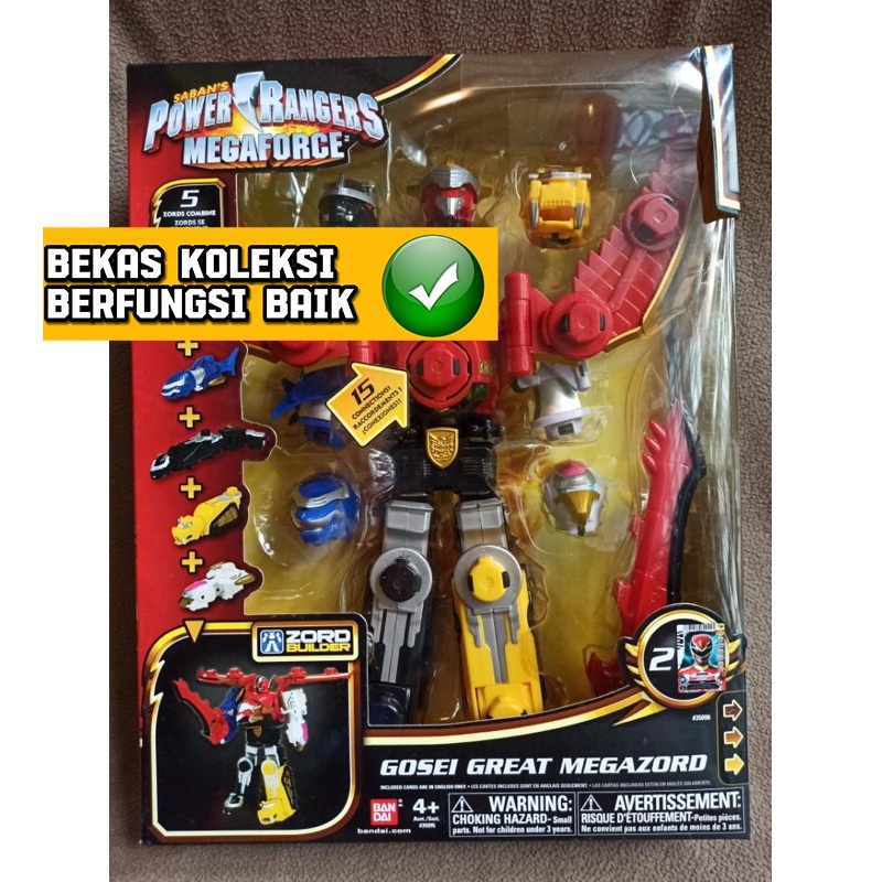 Dx Power Rangers Megaforce Tensou Sentai Gosei Goseiger Zord USA