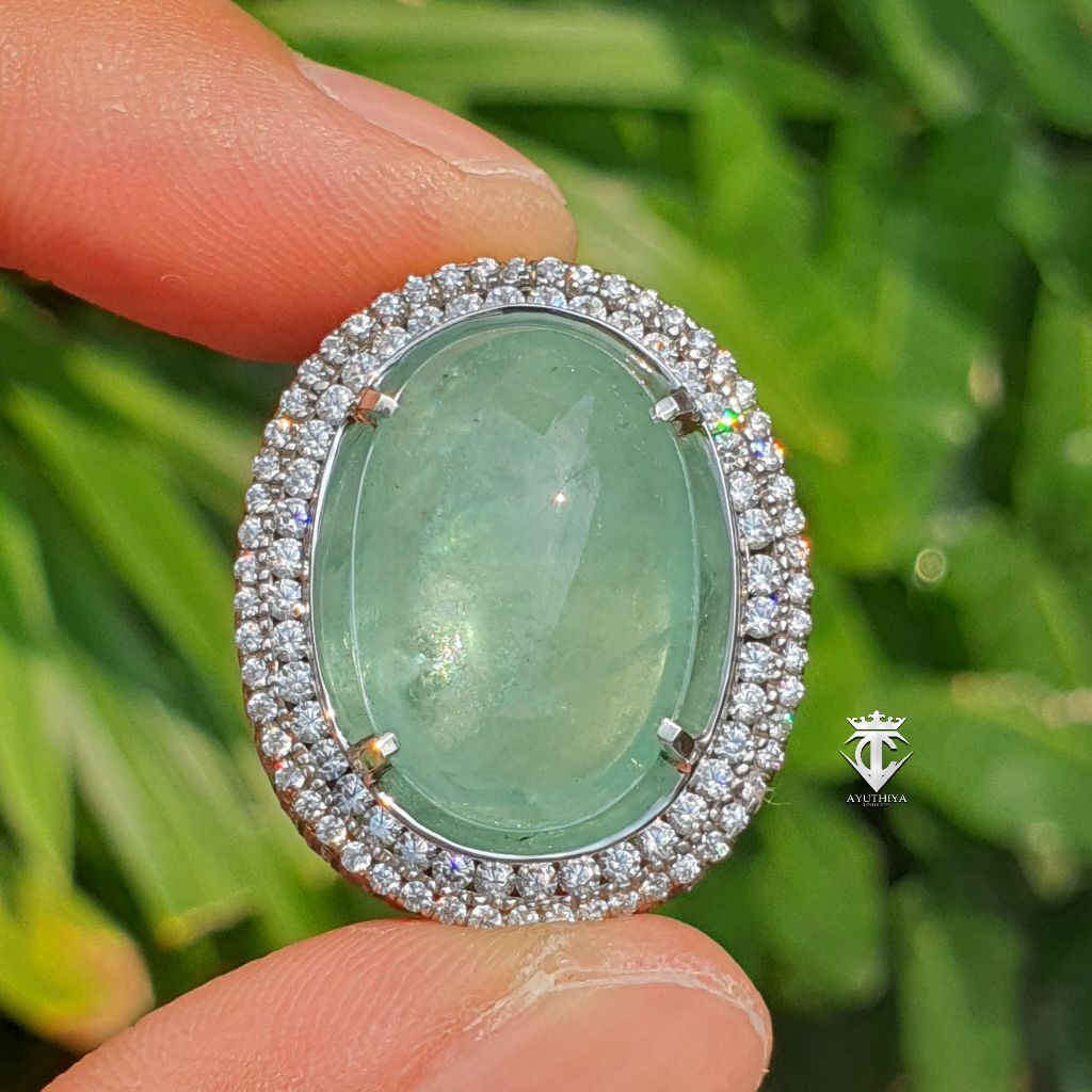 Batu Natural BigSize HQ Emerald Beryl Zamrud Zambia Insignificant 19.37 Ct MRI Lab Certified