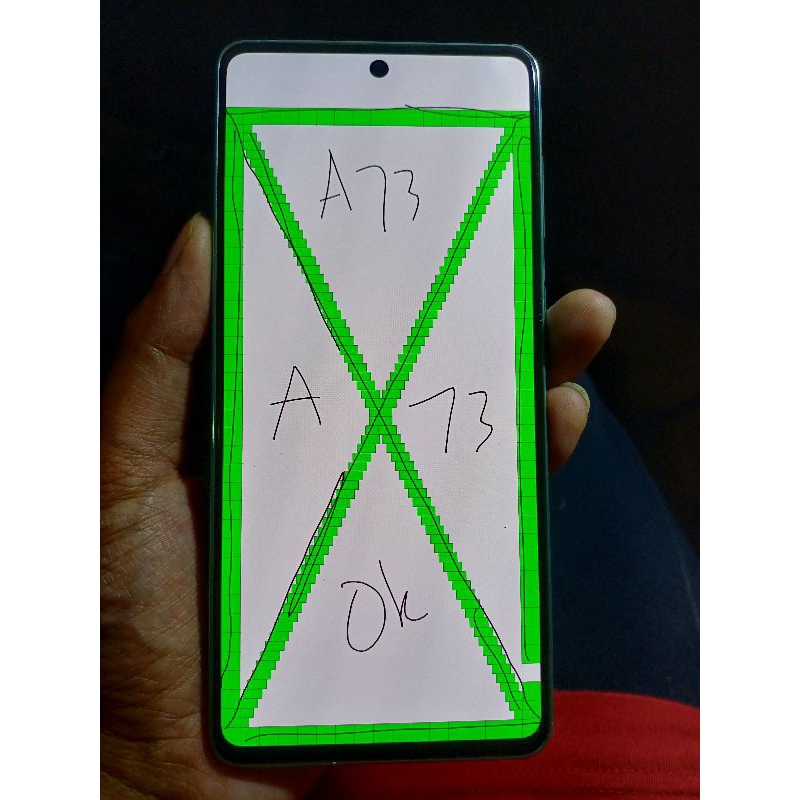 LCD SAMSUNG A73 5G ORI COPOTAN NORMAL TESTED