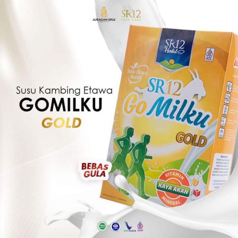

SR12 GO MILKU GOLD SUSU KAMBING ETAWA untuk persendian,TINGGI KALSIUM BEBAS GULA