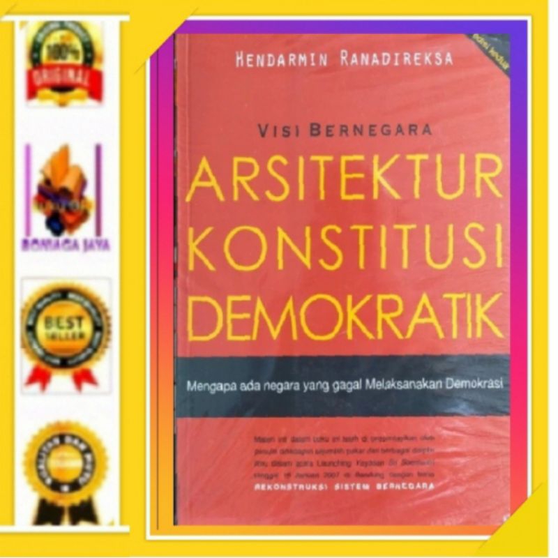 (Original)  Buku Arsitektur Konstitusi Demokratik - Hendarmin Ranadireksa